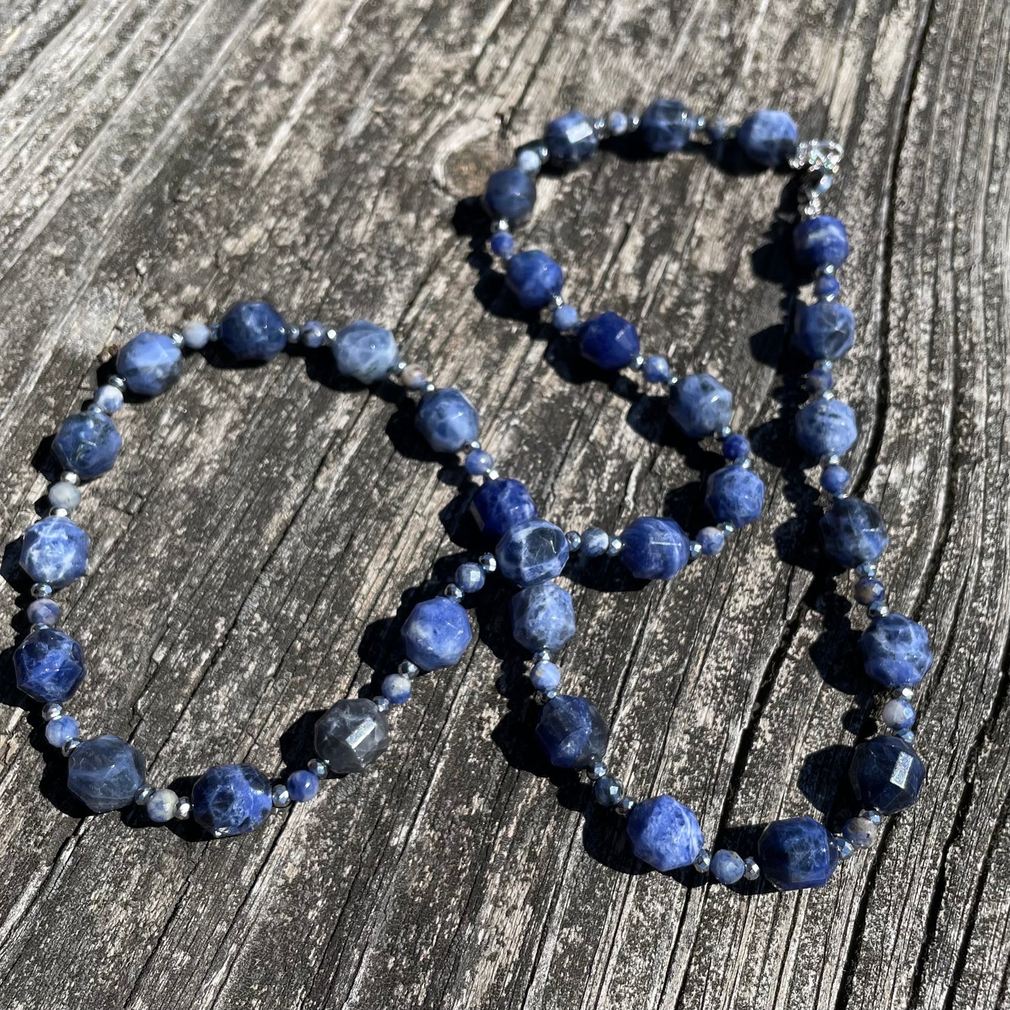 24 inch Sodalite necklace