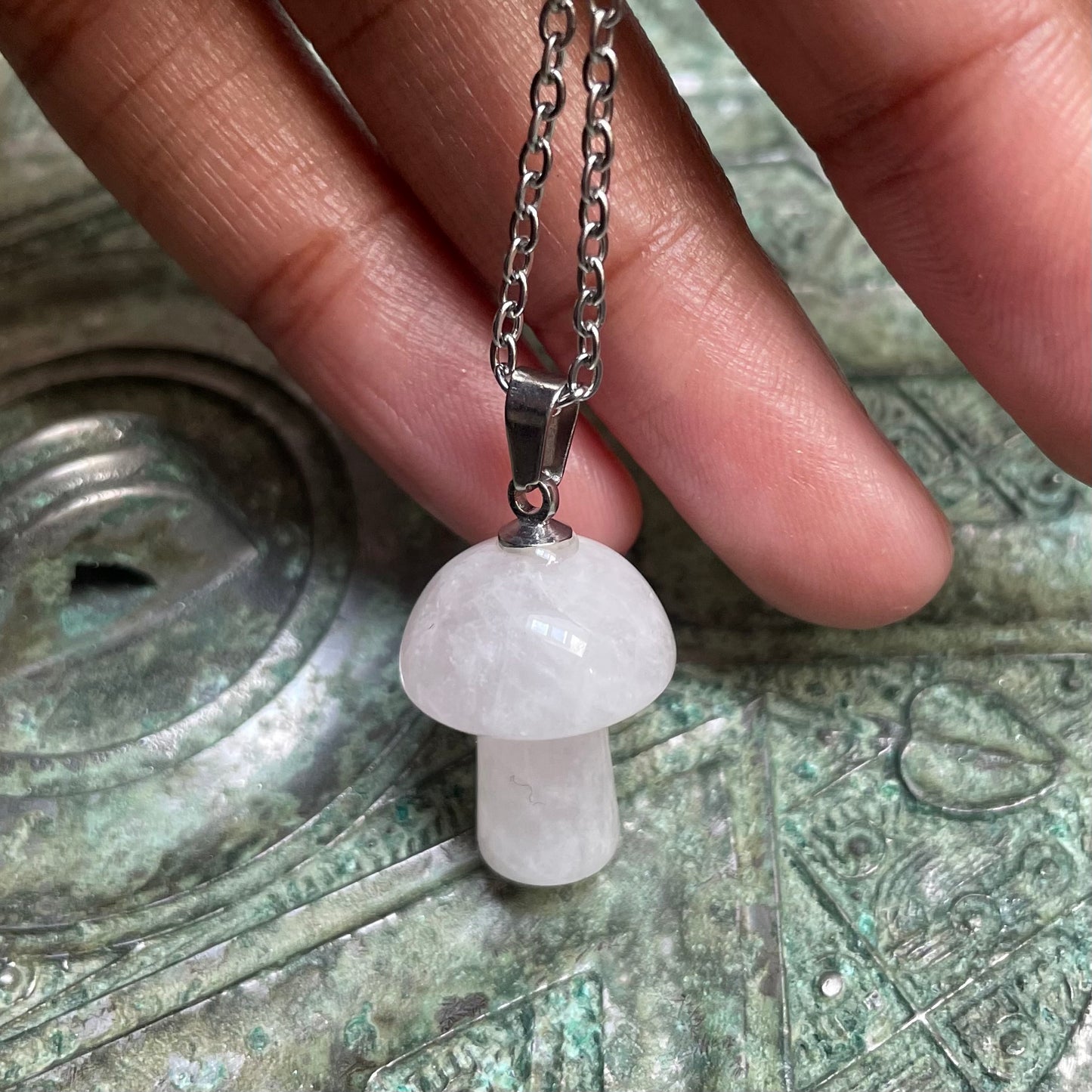 Rose Quartz Mushroom