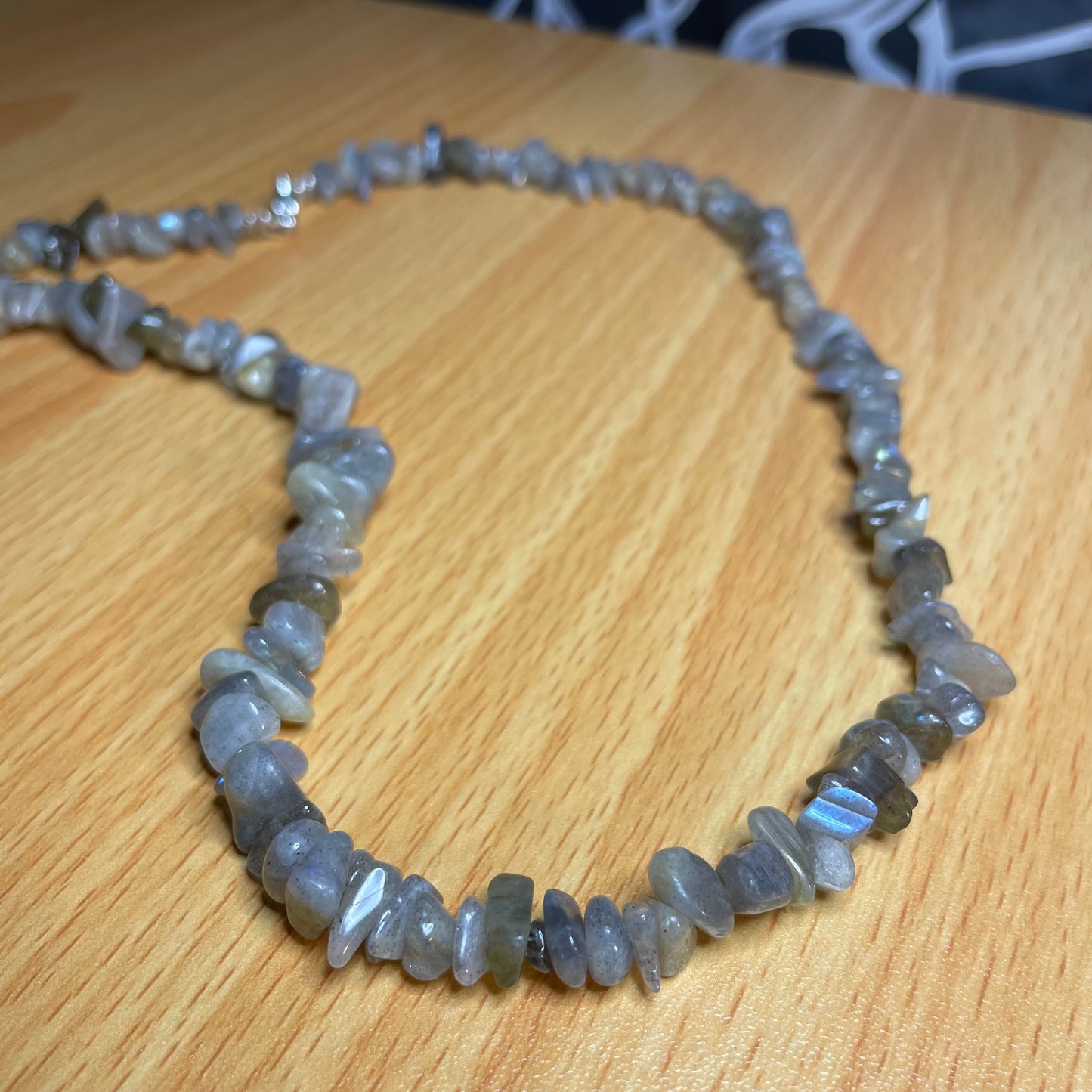Labradorite chips 20 inches necklace