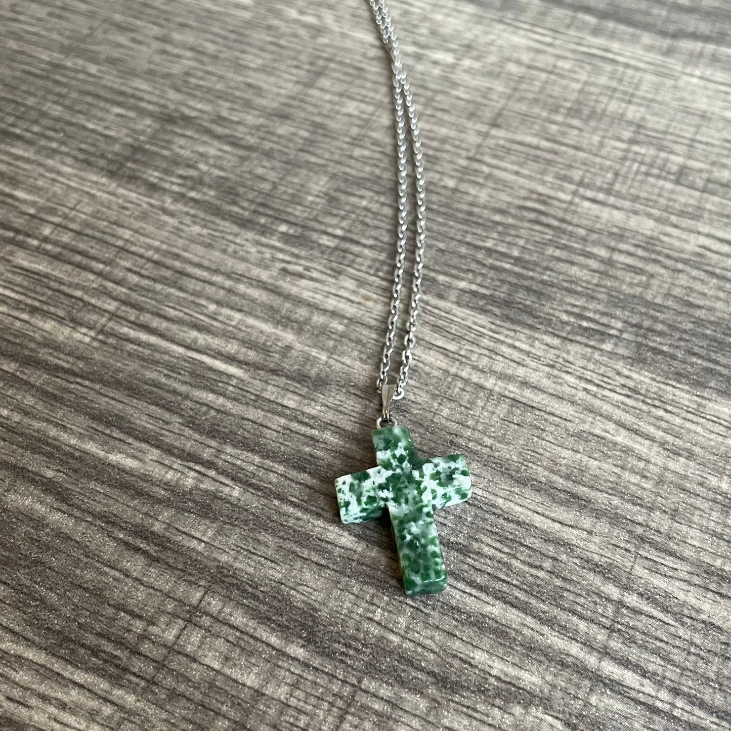 Green Jasper cross