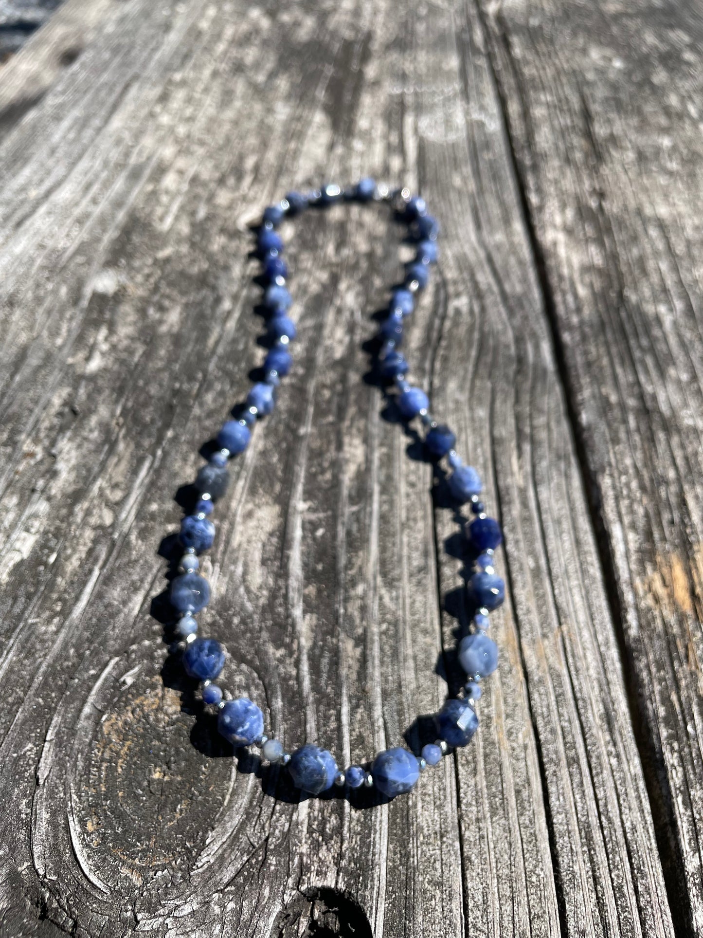 24 inch Sodalite necklace