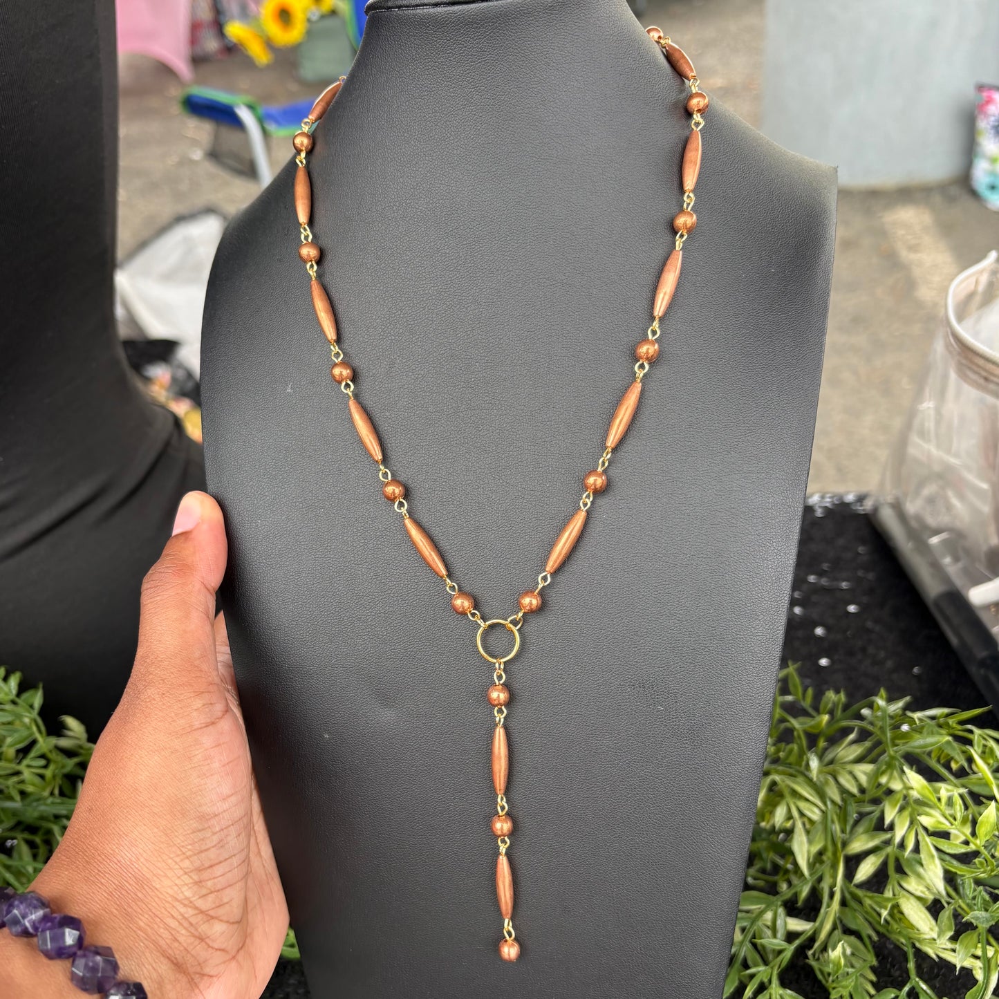 Copper Lariat