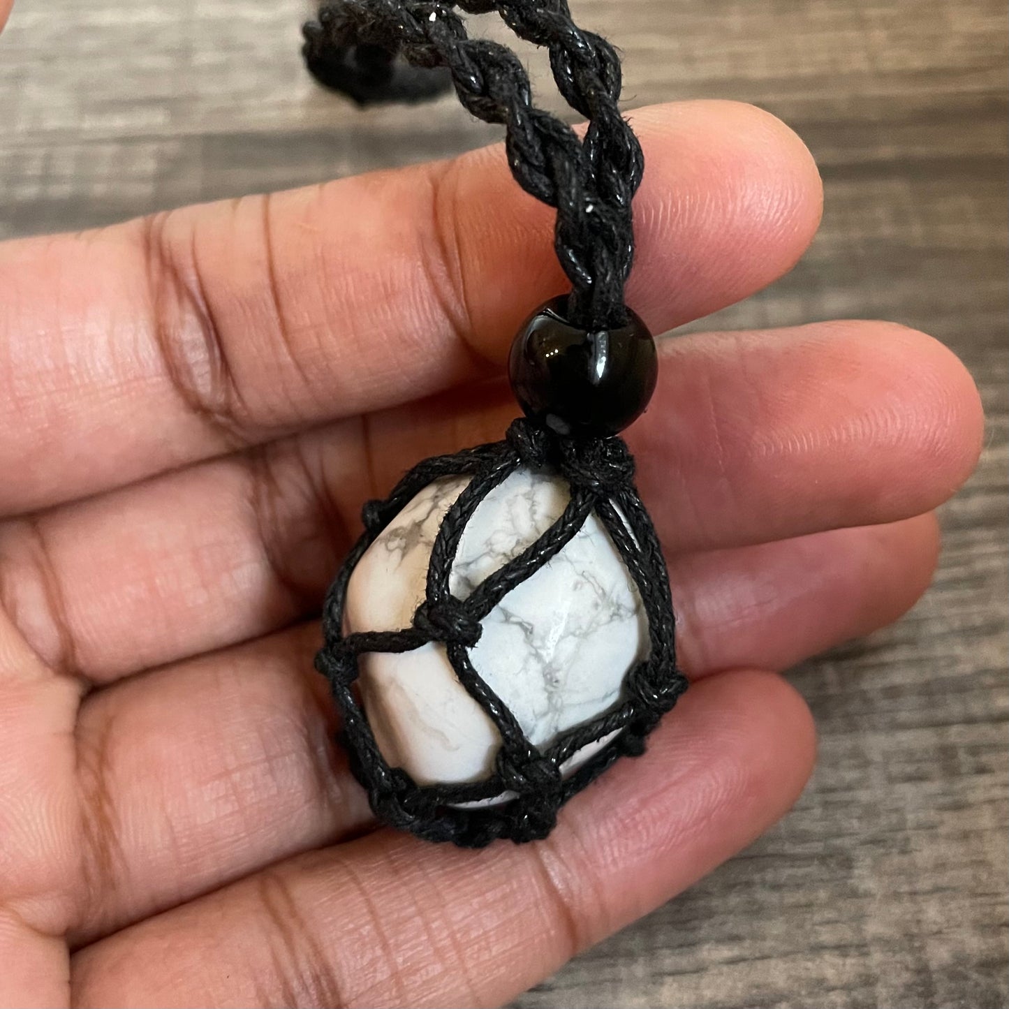 Howlite Rope Necklace