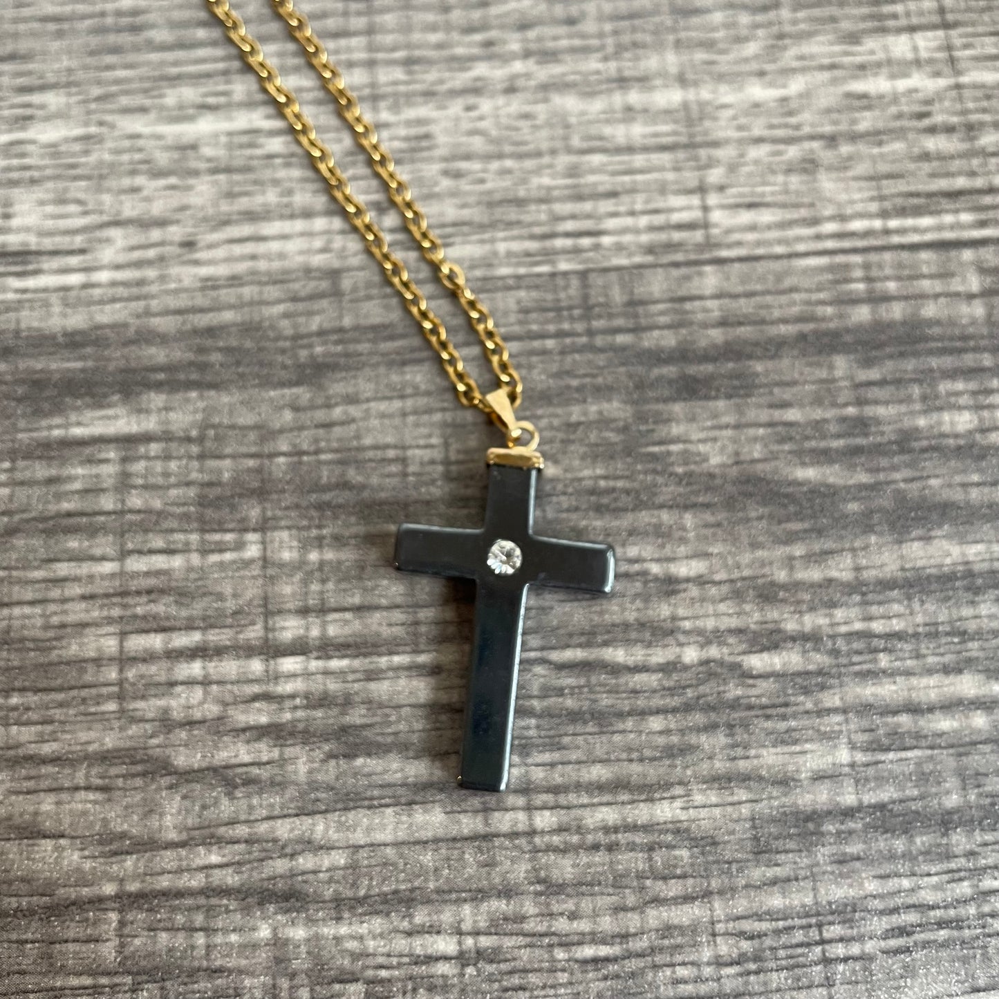 Hematite Cross