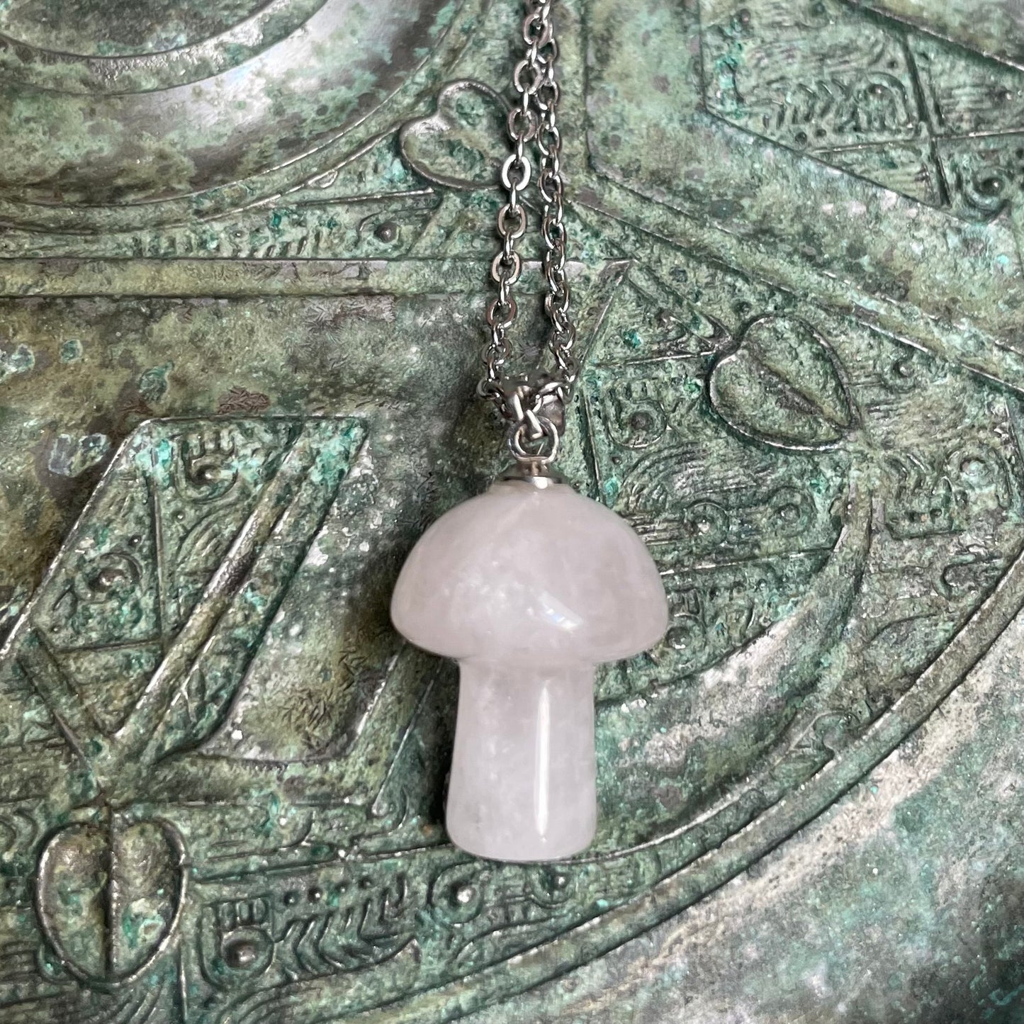 Rose Quartz Mushroom
