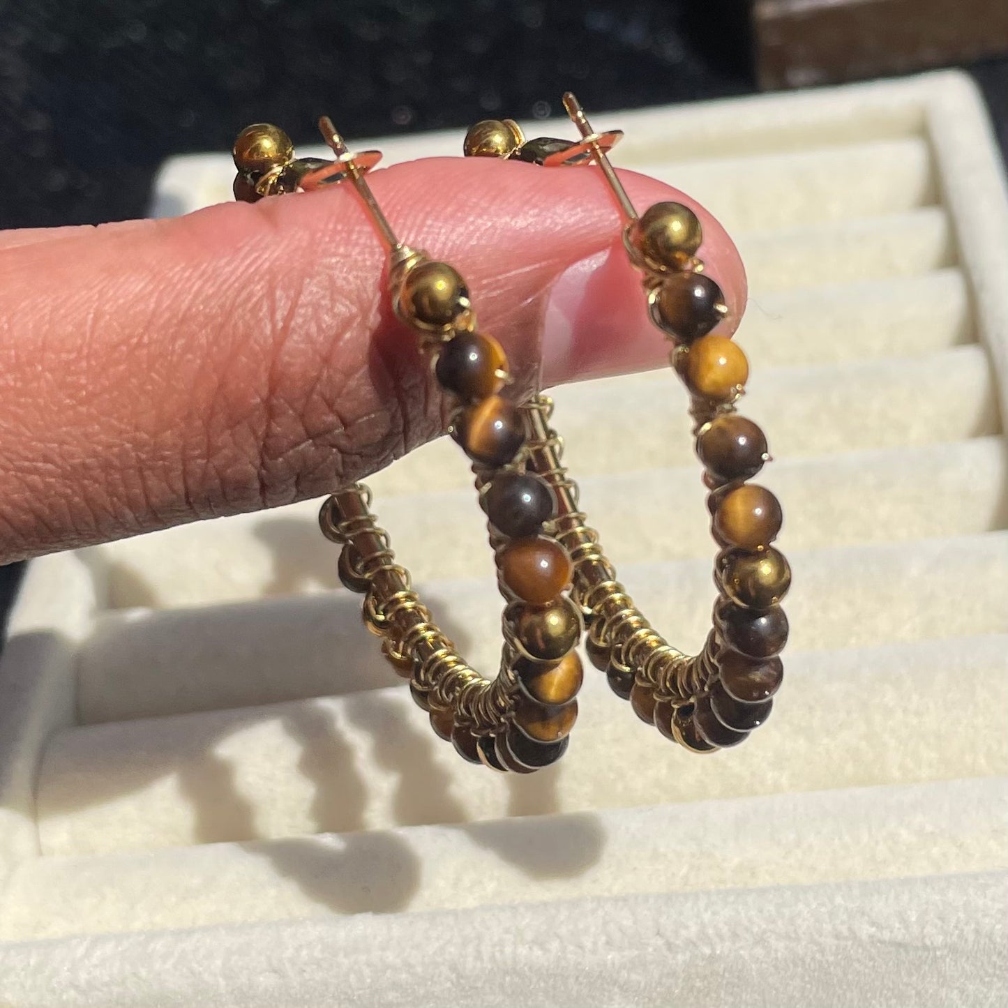 Tigers Eye hoops