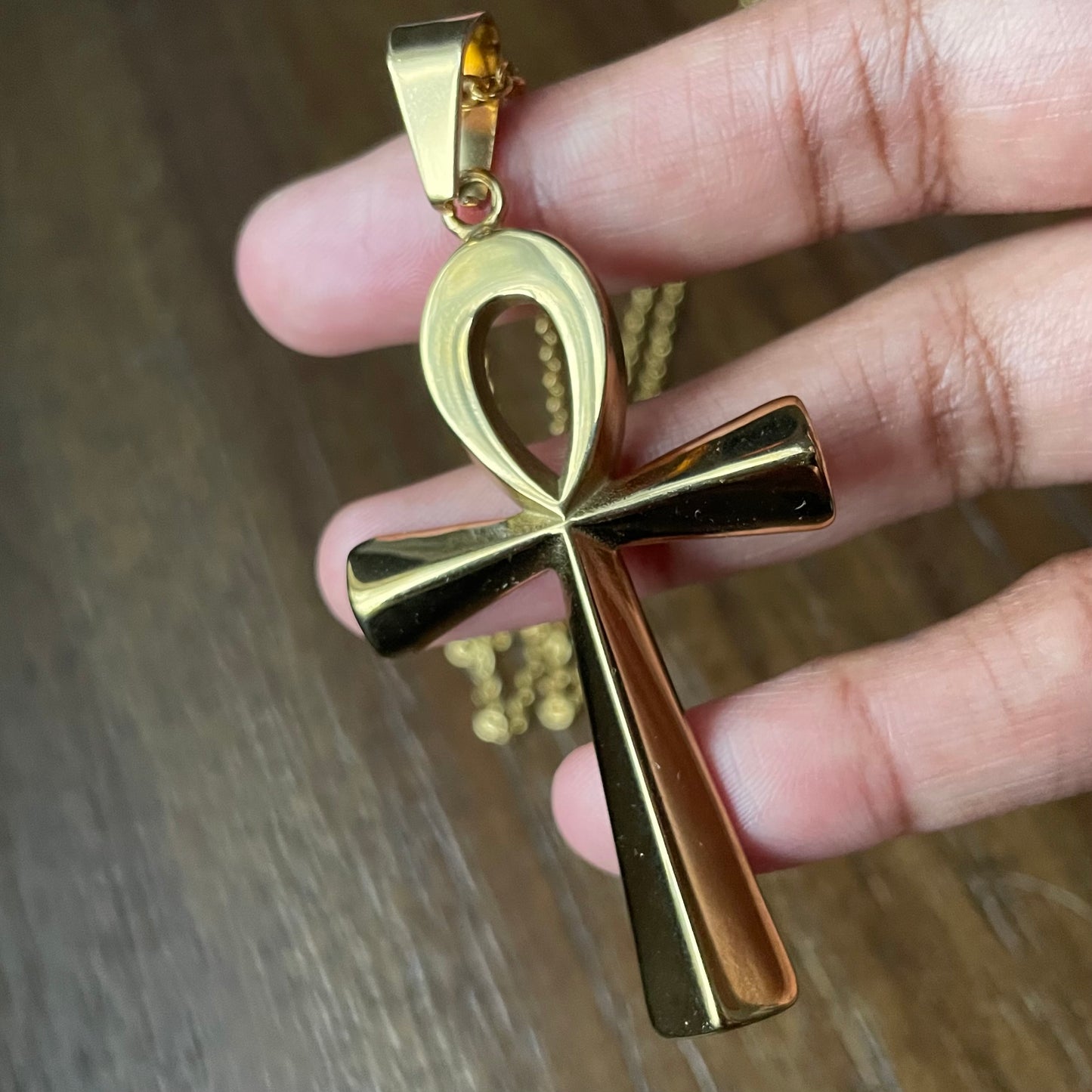 Large Gold Ankh