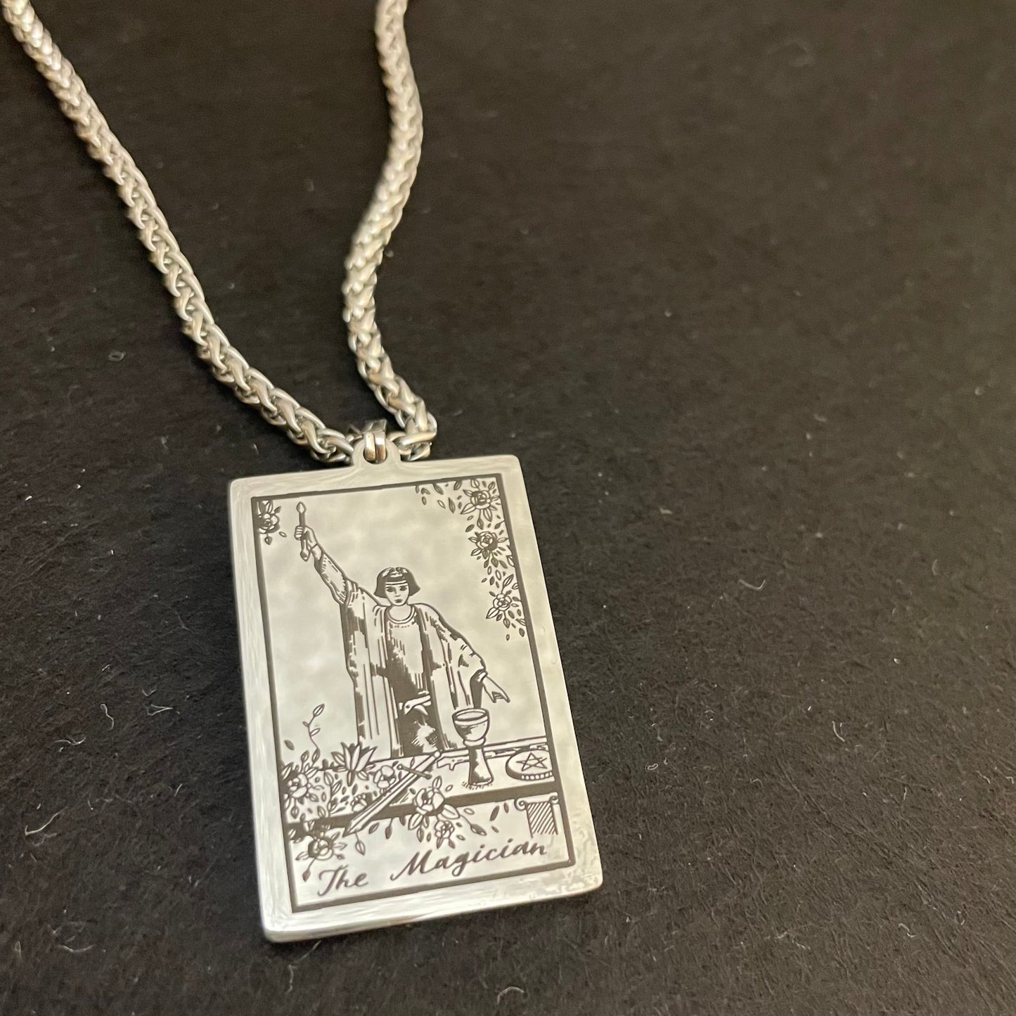 The Magician Card- stainless steel