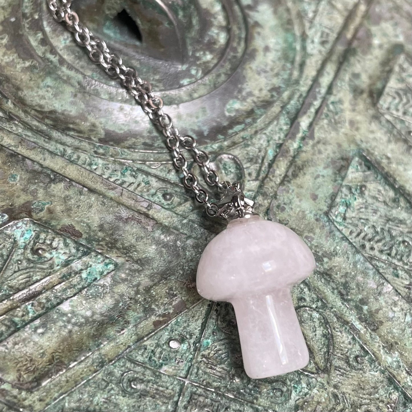 Rose Quartz Mushroom