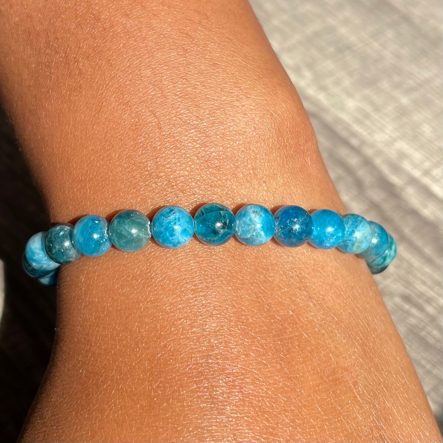 Blue Apatite 8mm