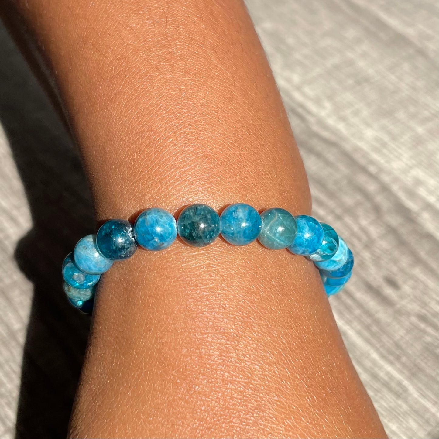 Blue Apatite 8mm