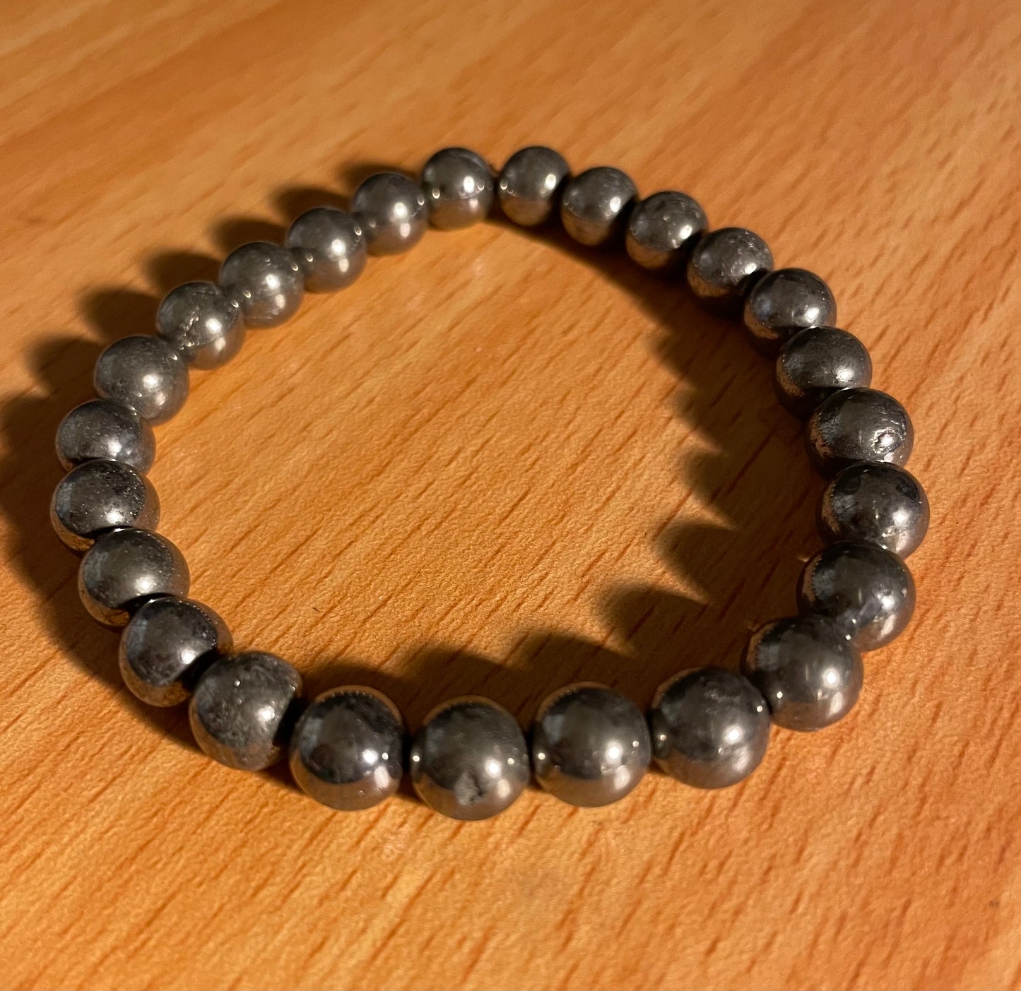 Pyrite 8mm bracelet