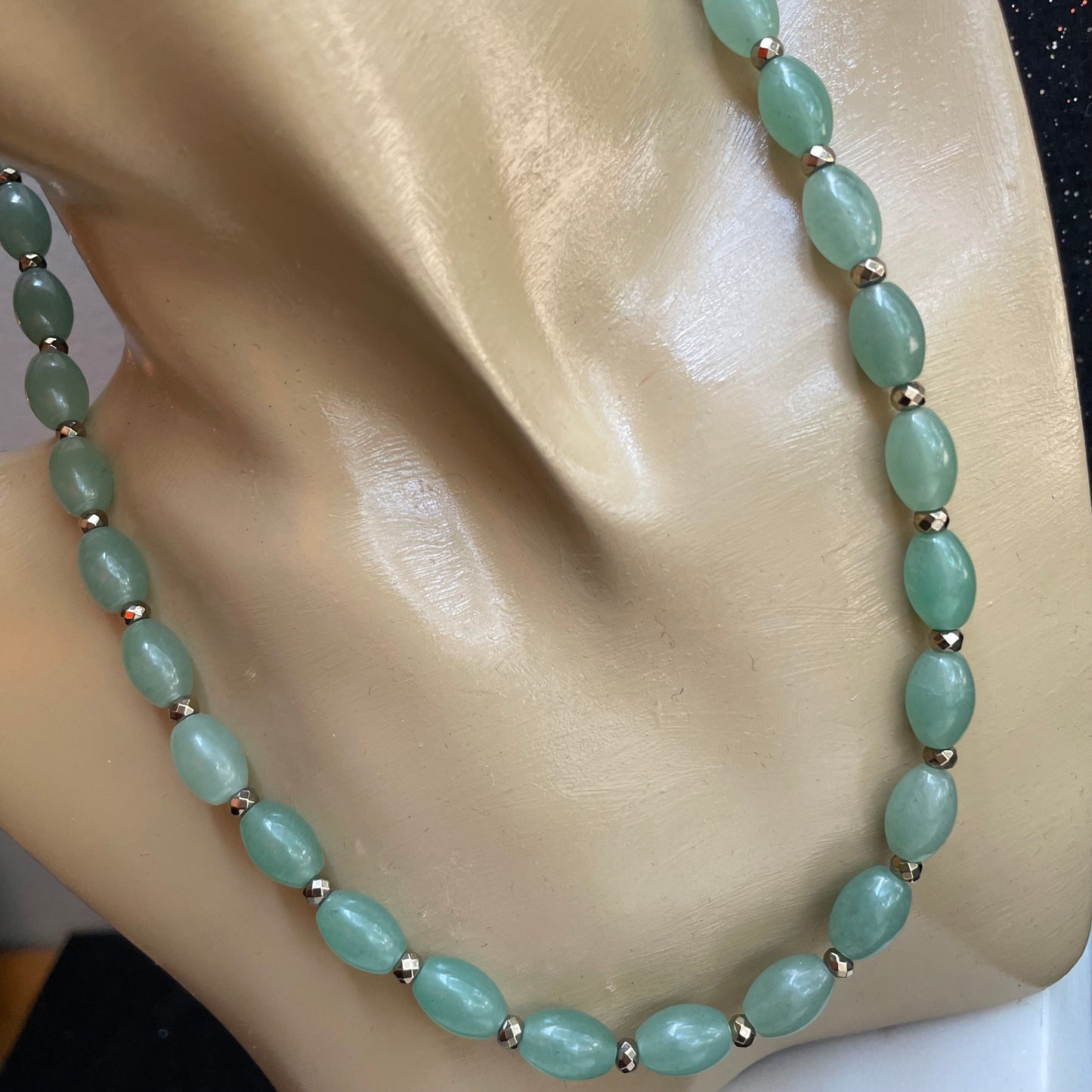 Aventurine Gold Accents