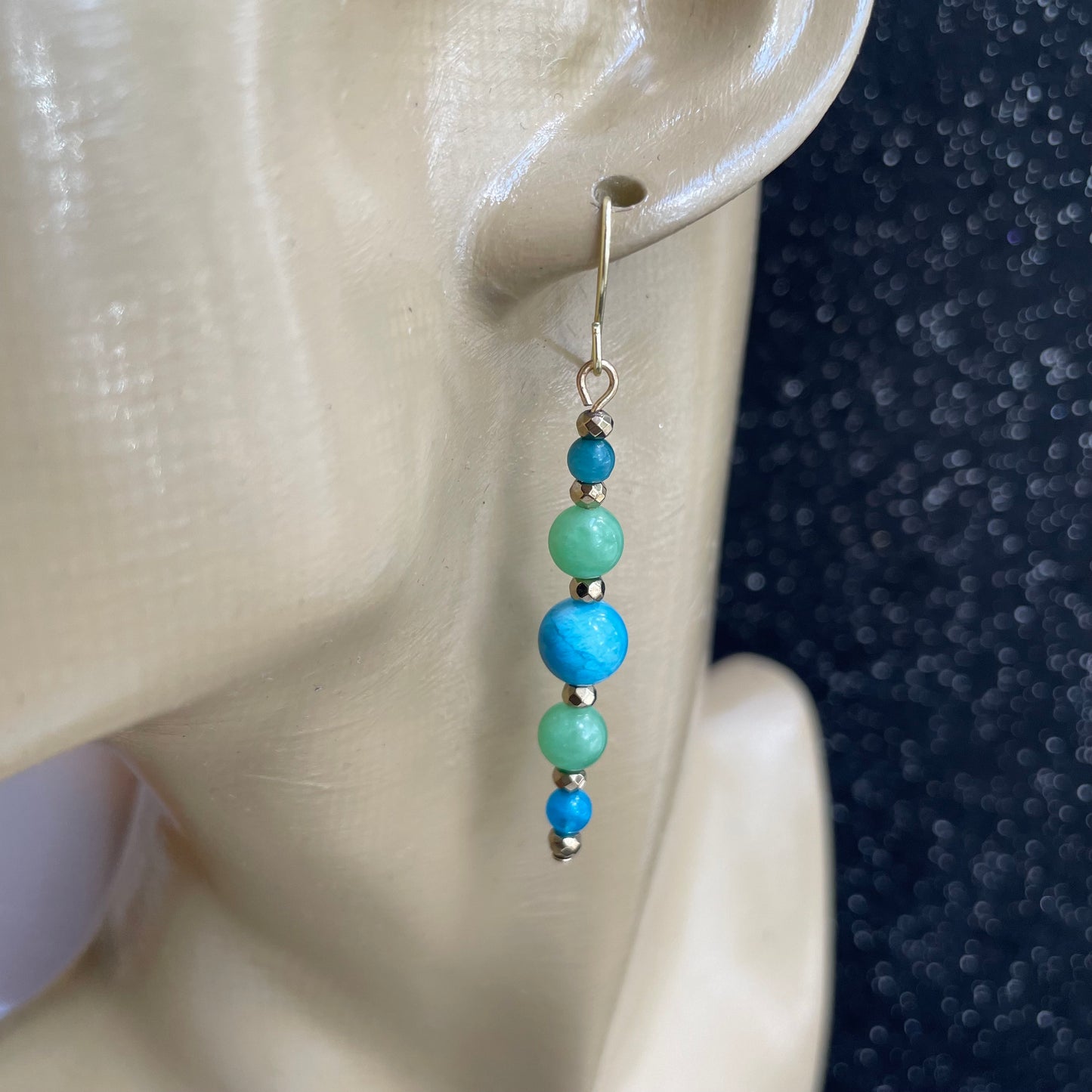 Jade and Blue Apatite