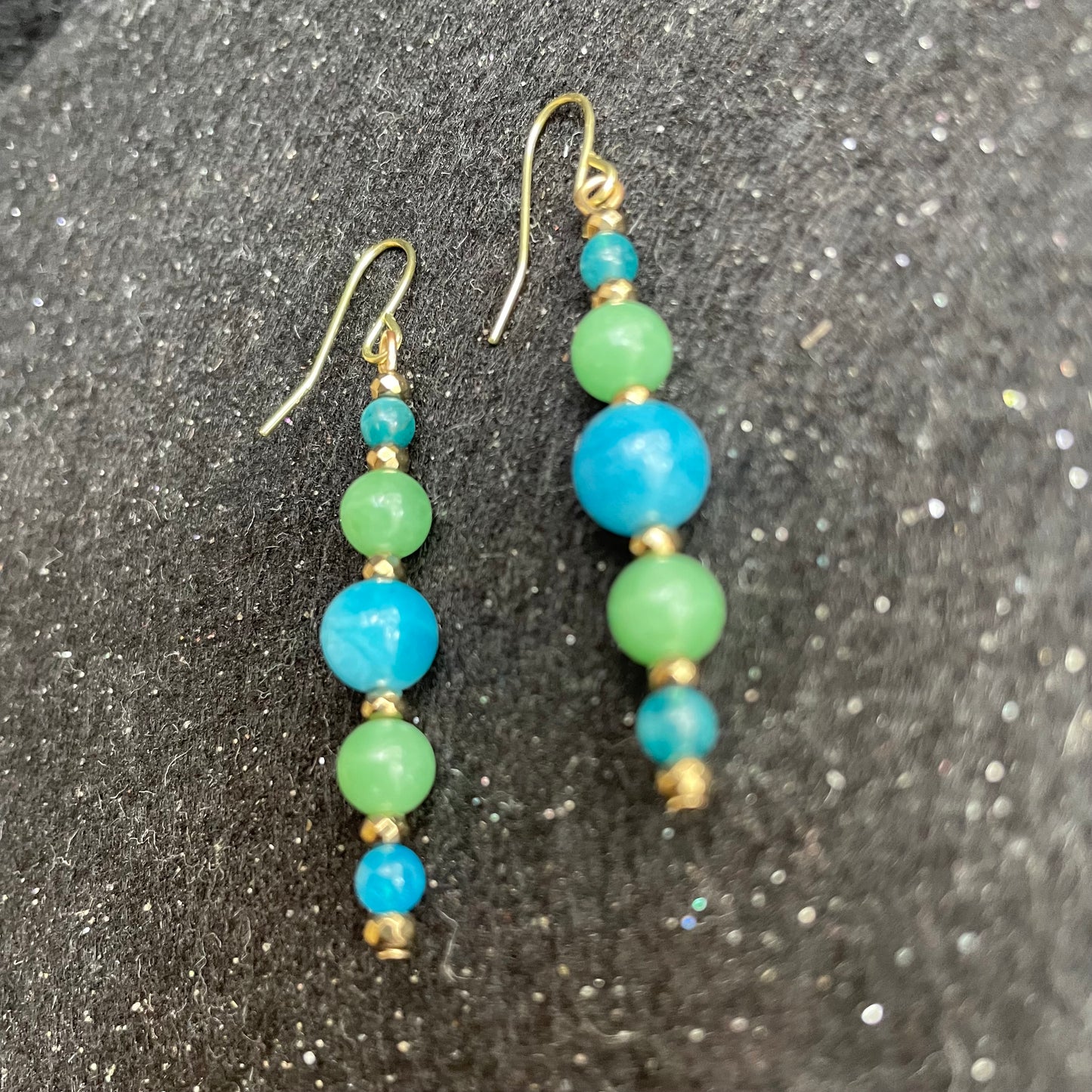 Jade and Blue Apatite
