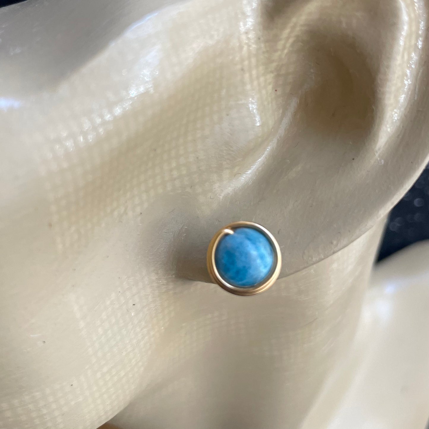 Blue Apatite 8mm
