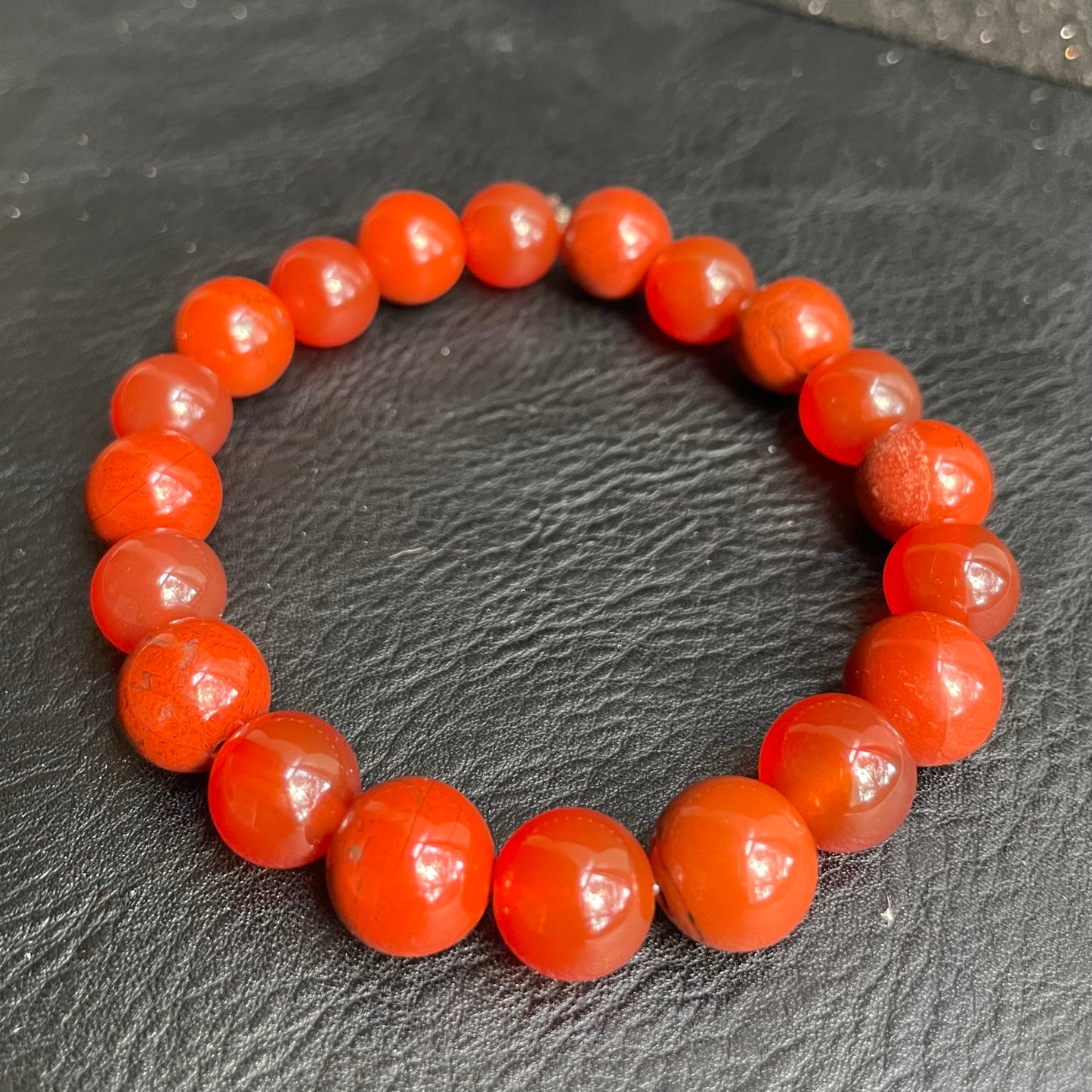 Red Jasper and Carnelian 10mm