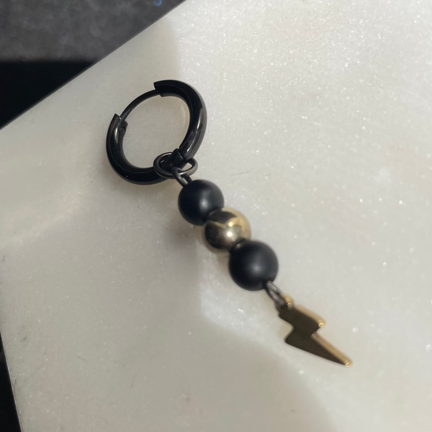 Single Dangle with Gold Bolt