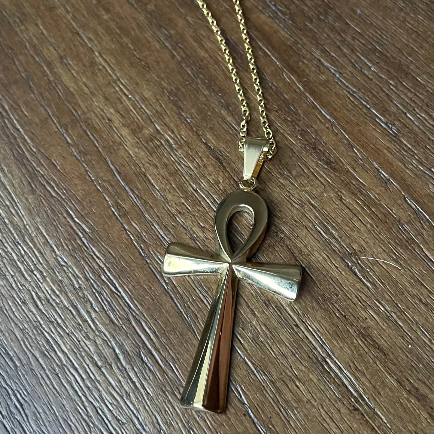 Large Gold Ankh