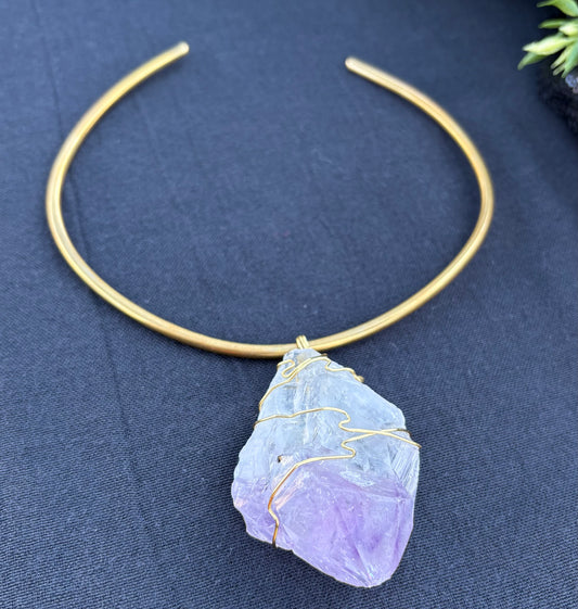 Amethyst Statement choker