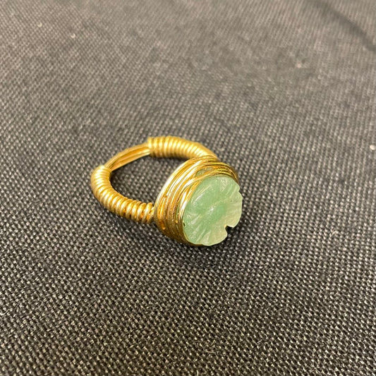 Aventurine ring