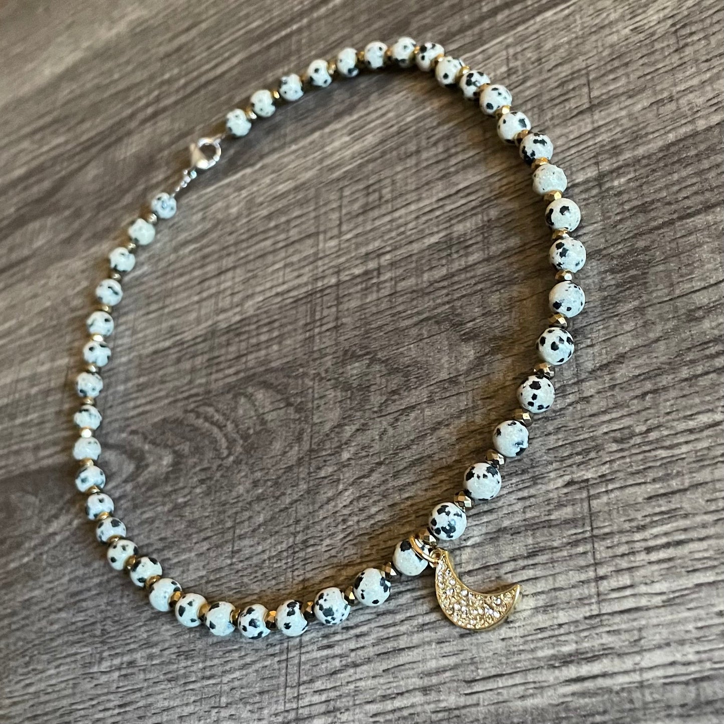 Dalmatian Jasper + Moon