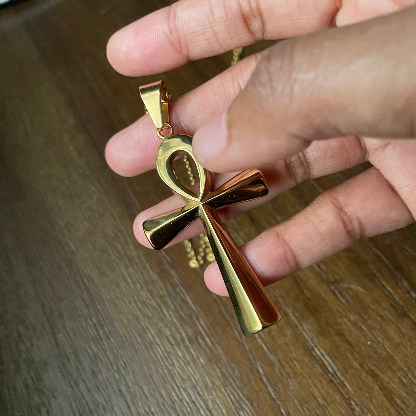 Large Gold Ankh