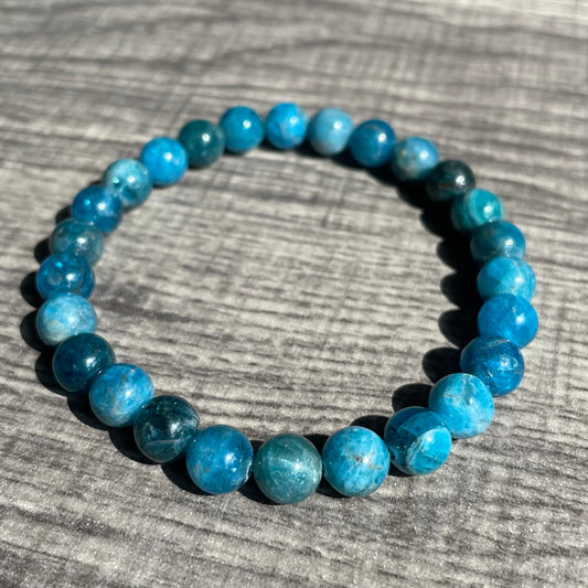 Blue Apatite 8mm