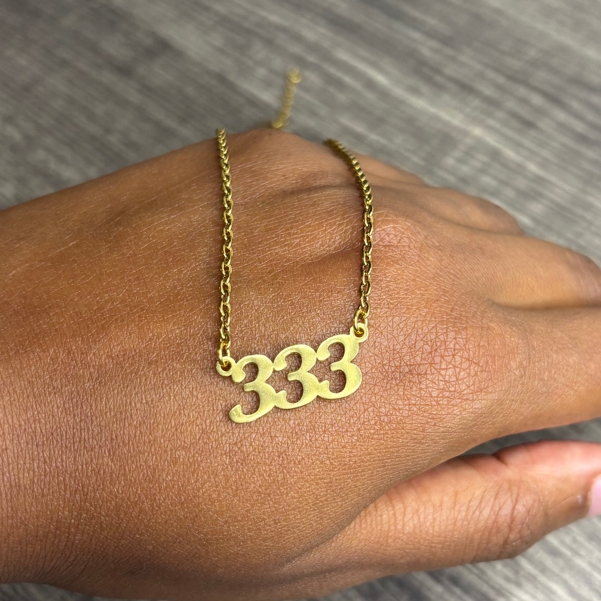 333 gold necklace