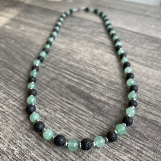 Aventurine + Onyx 24 inch