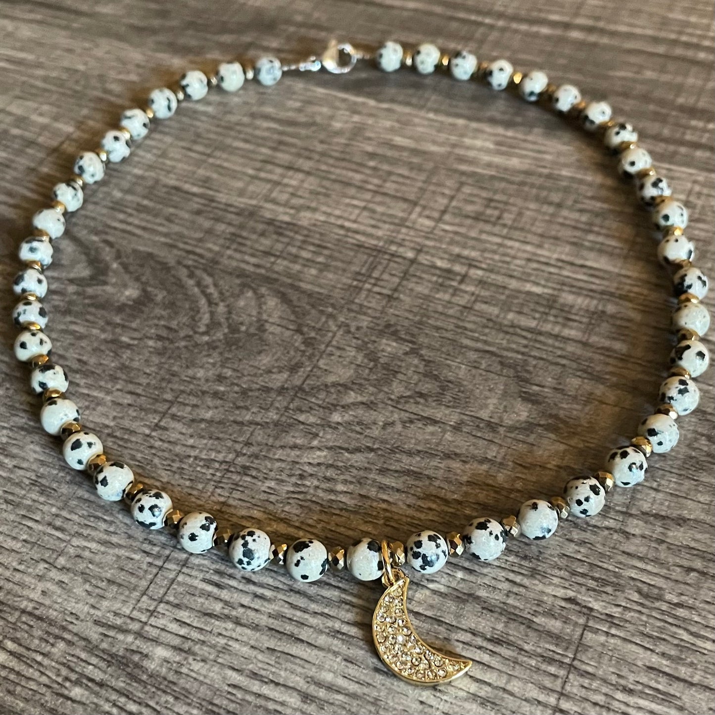 Dalmatian Jasper + Moon