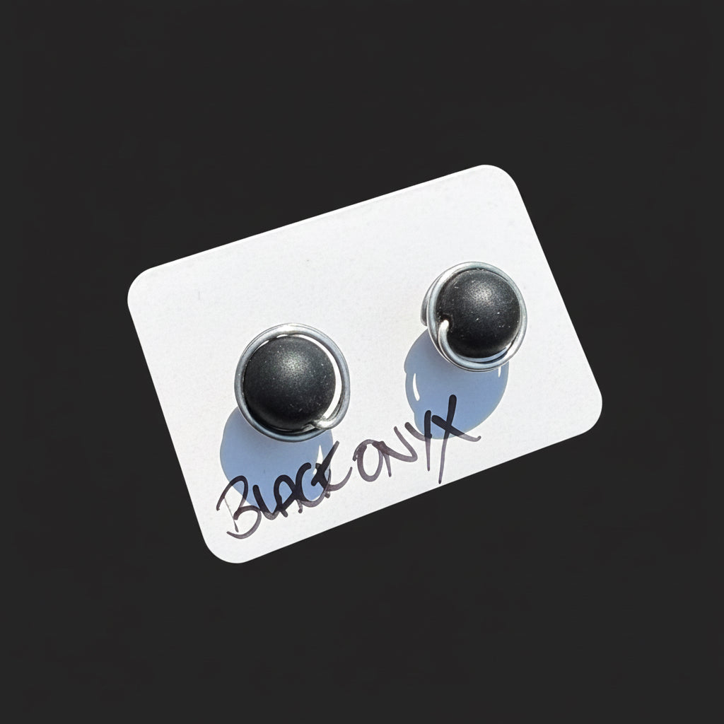 Matted Black Onyx 8mm