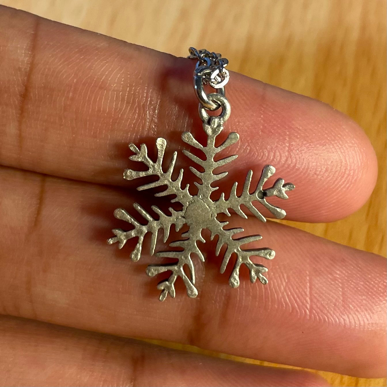 Antique Silver Snowflake