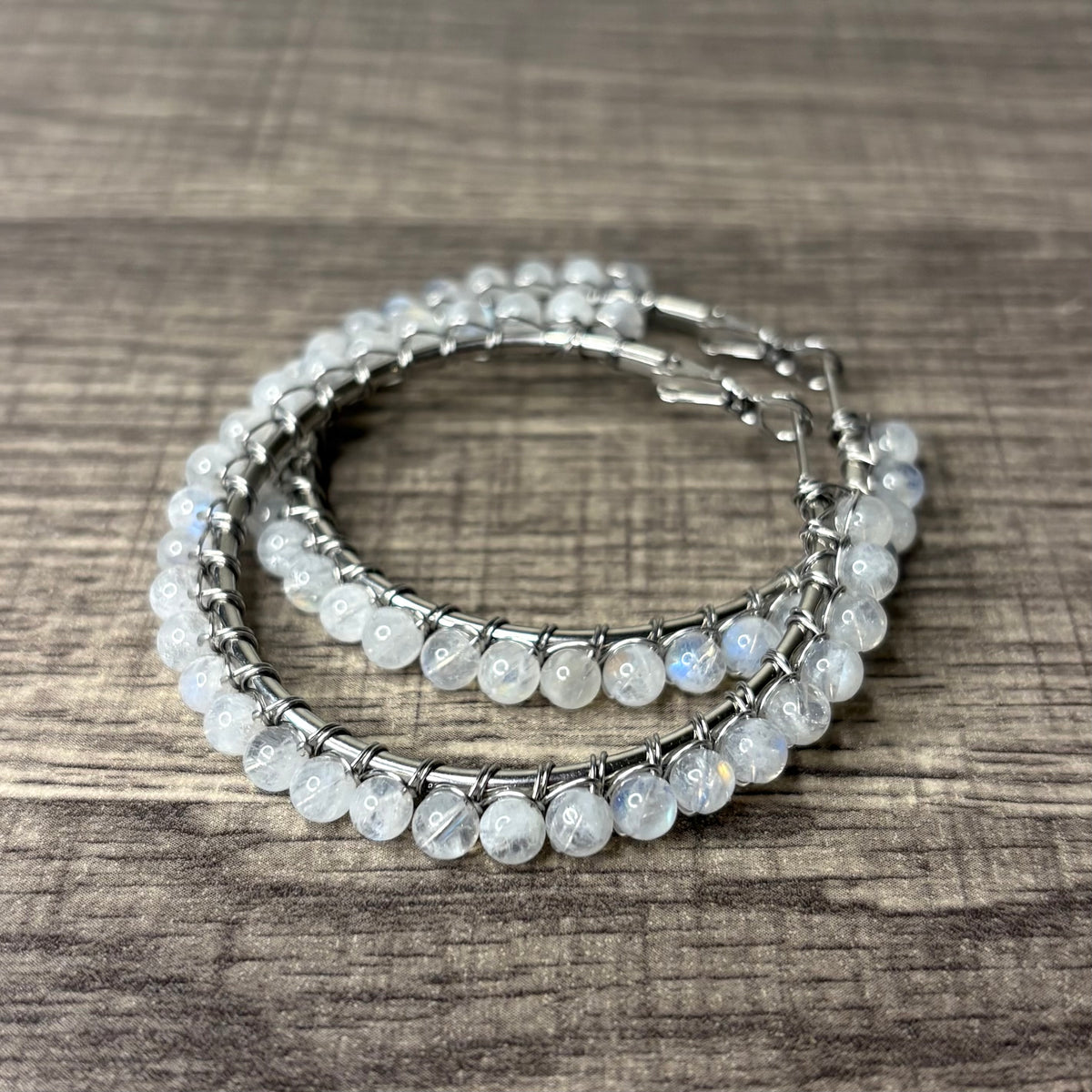 Moonstone Femininity Hoops
