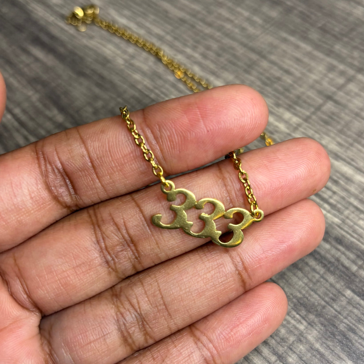 333 gold necklace