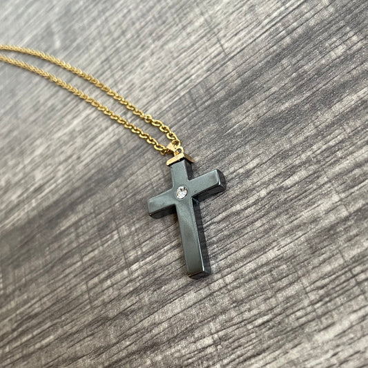 Hematite Cross