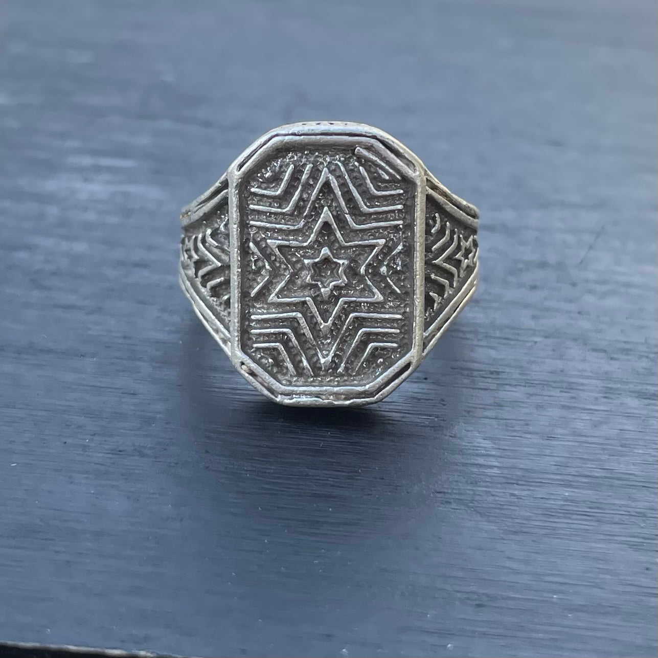 Square Silver Ring