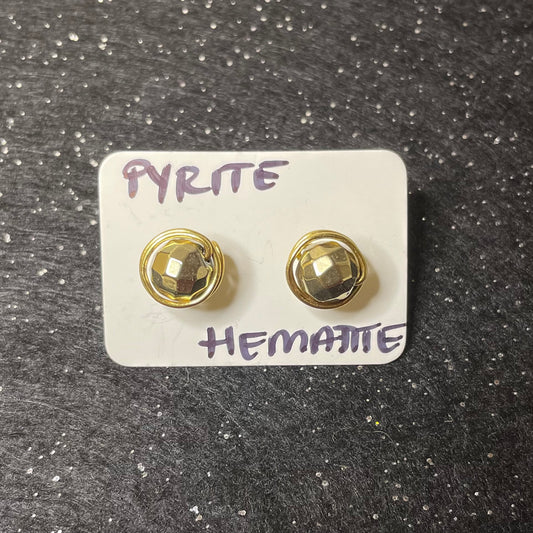 Pyrite Hematite 8mm
