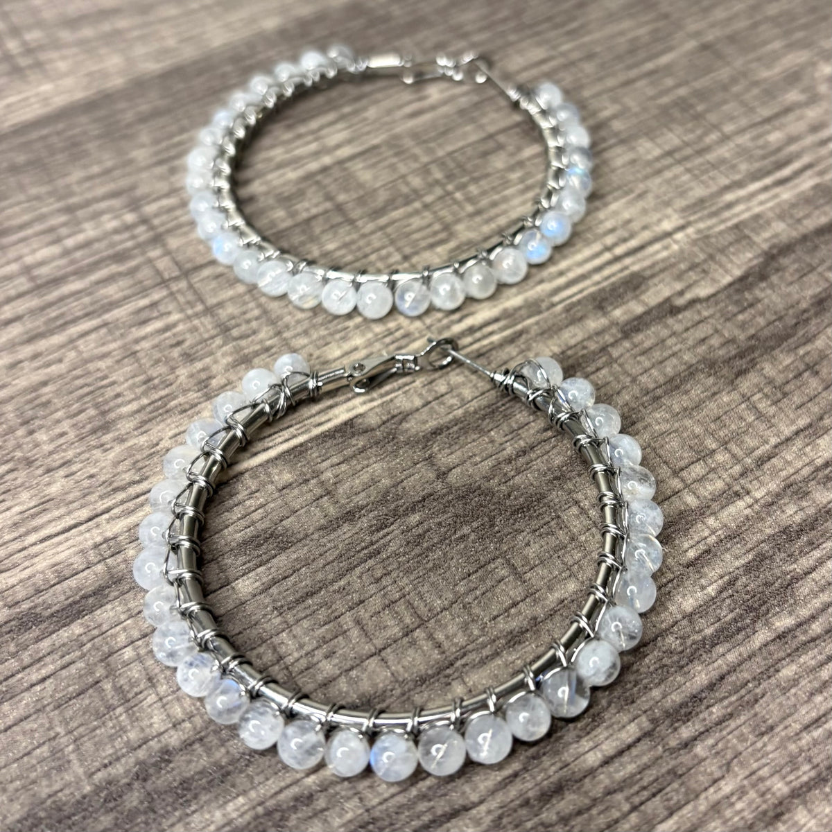 Moonstone Femininity Hoops