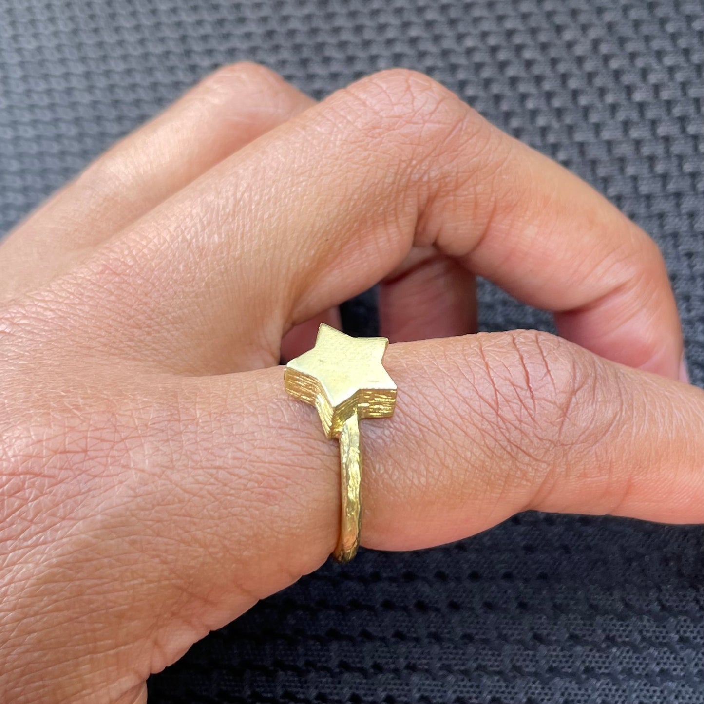 The Star, Star Ring (brass)
