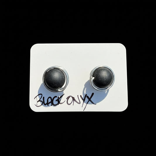 Matted Black Onyx 8mm