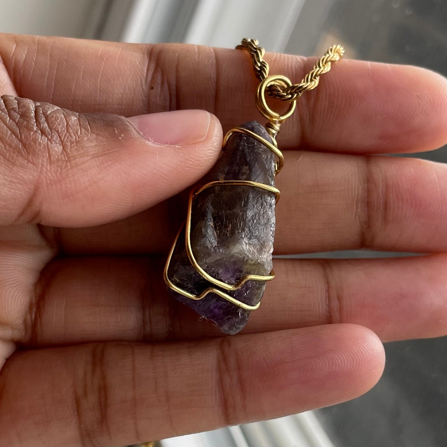 Amethyst Gemstone necklace