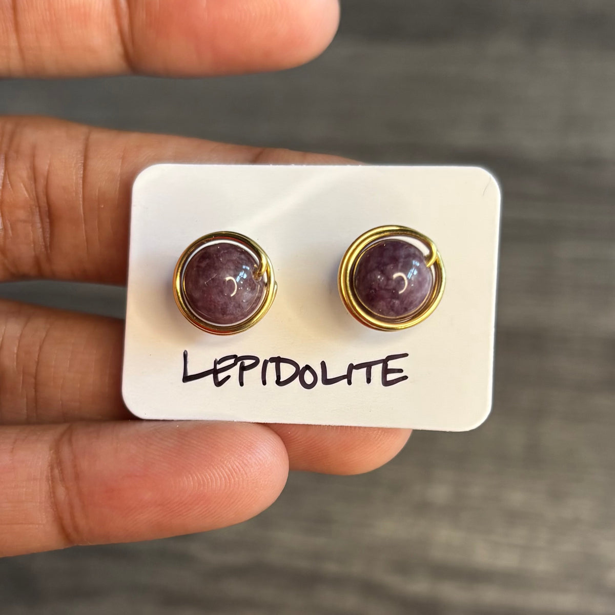 Lepidolite 8mm