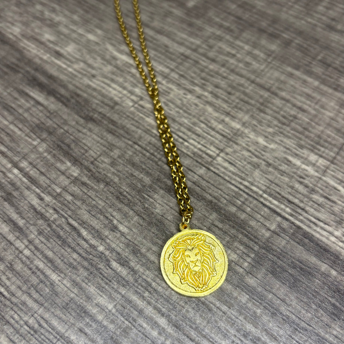 Lion raw brass