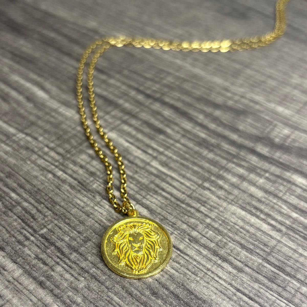 Lion raw brass