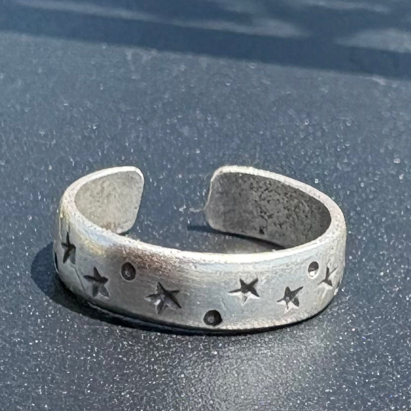 Mini stars band ring