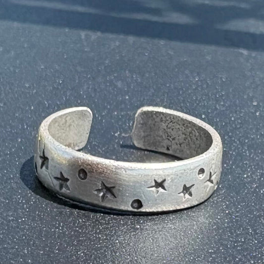 Mini stars band ring