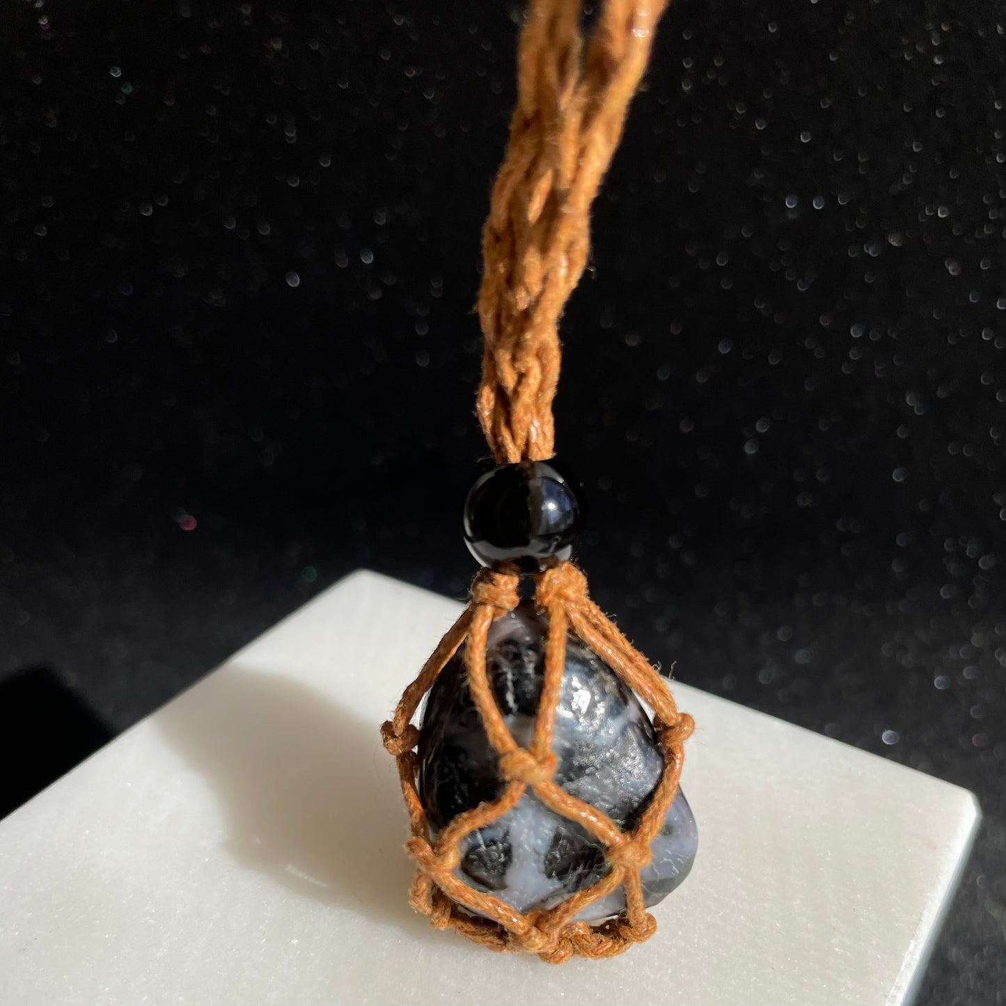 Merlinite Rope Necklace