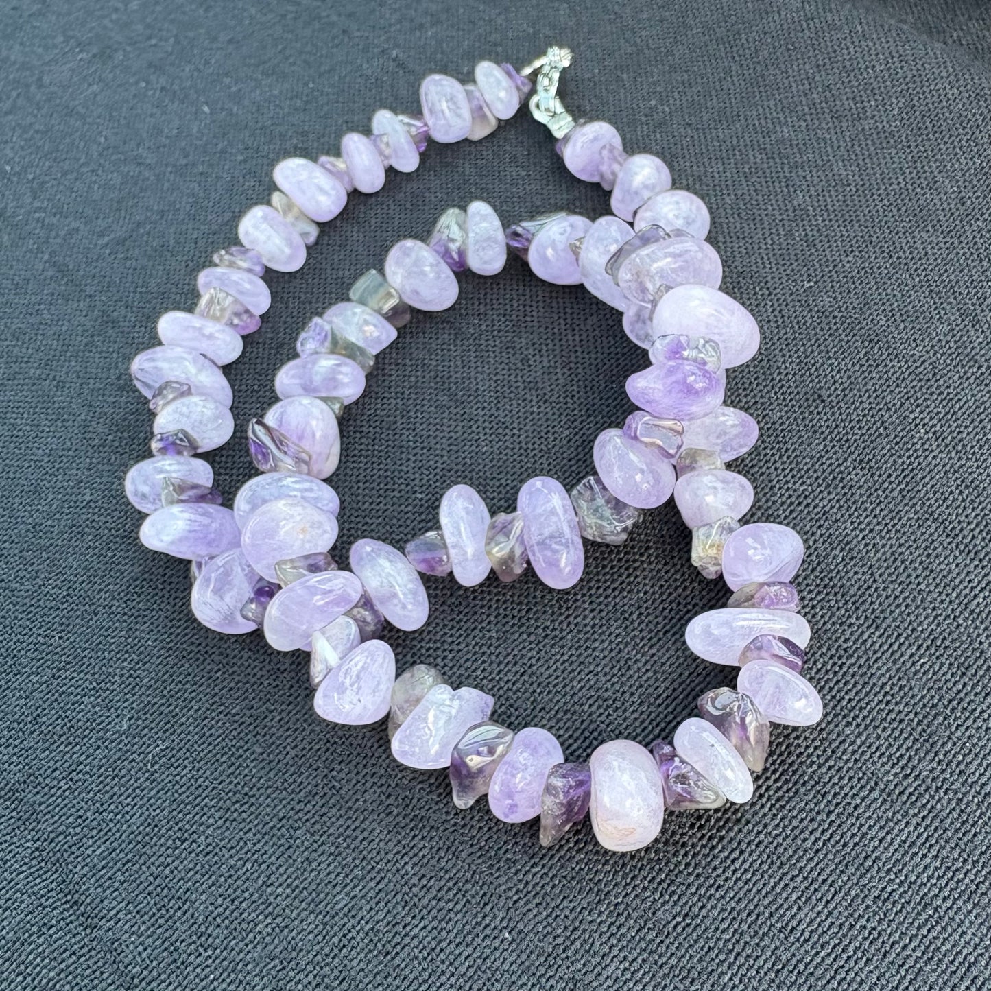 Amethyst chunk 18 inch necklace