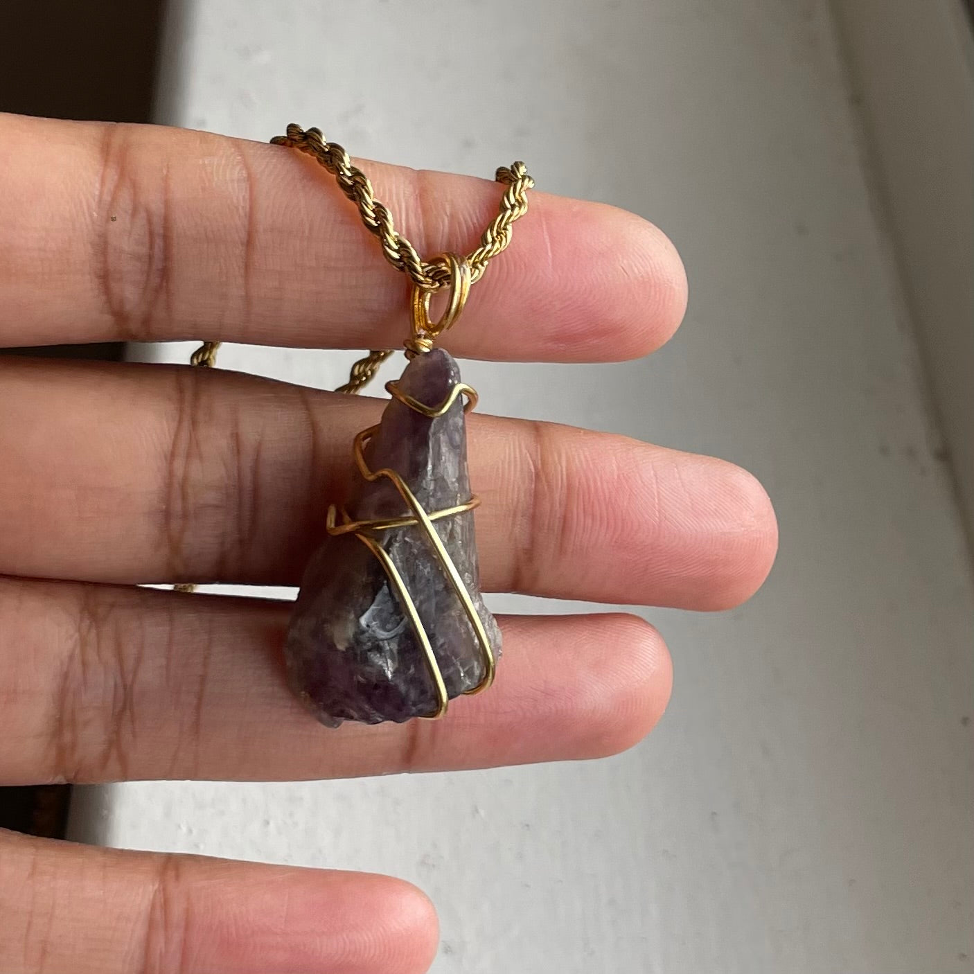 Amethyst Gemstone necklace